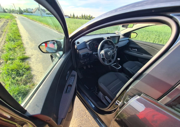 Dacia Sandero cena 27400 przebieg: 9770, rok produkcji 2021 z Witnica małe 254